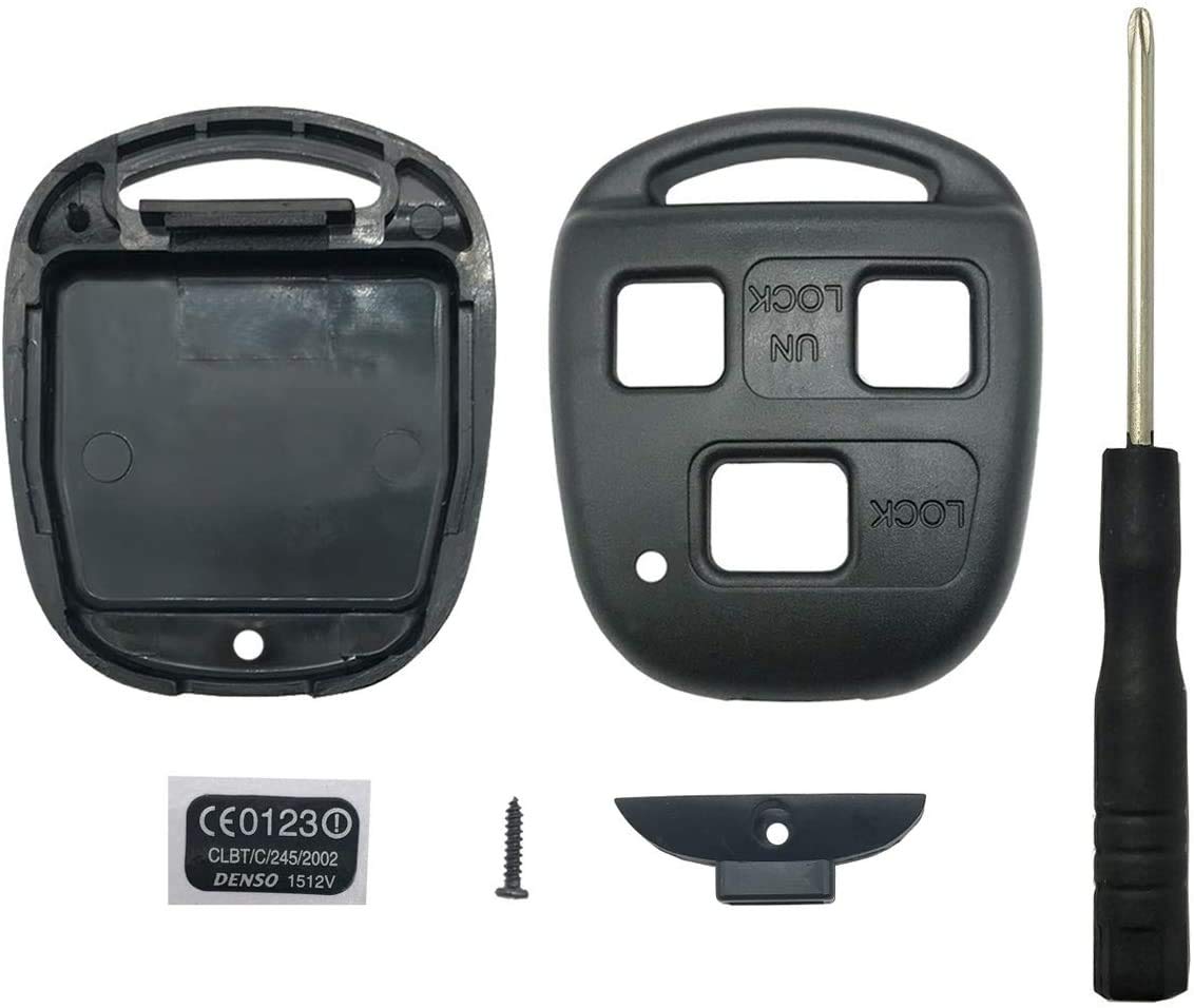Horande Keyless Entry Remote Control Key Replacement Key Fob Cover Shell Fits for Lexus ES300 ES330 GS300 GS400 GS430 GX470 IS30