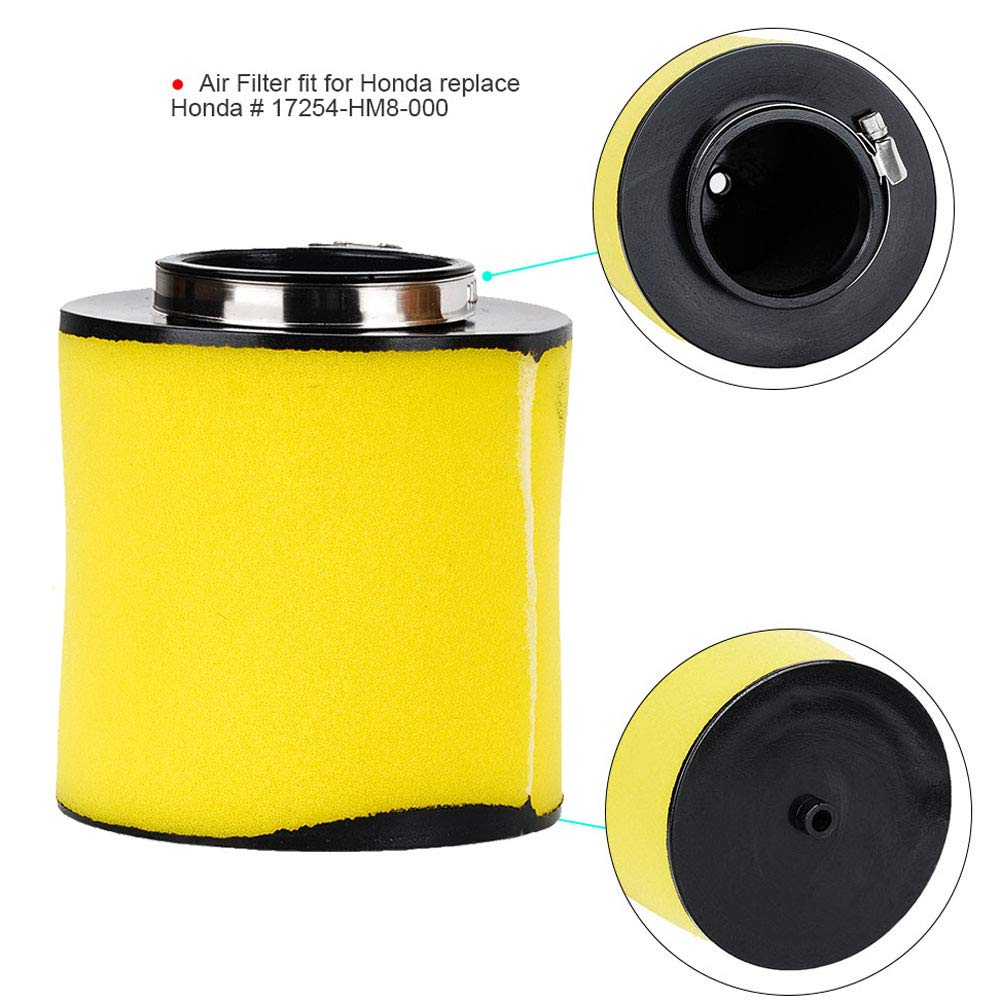 Hifrom Element Air Filter Cleaner Replacement For Honda Atv Trx250 Trx250Te Recon Trx250Ex Trx250X Recon 250 17254-Hm8-000