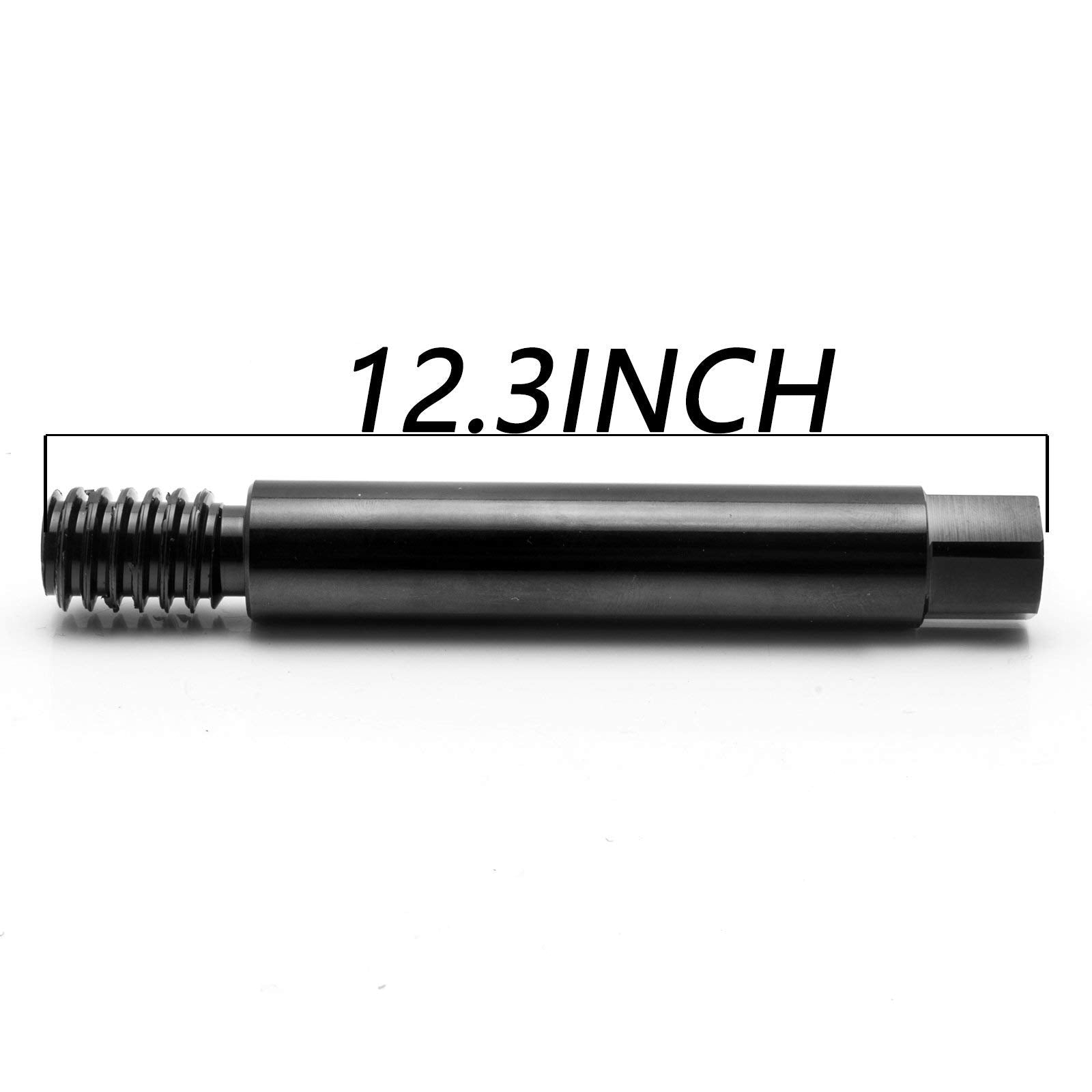 Xotic Tech Tow Hook License Plate Screw On Mount Bracket Compatible With Ford Focus Rs 2016 2017 2018 (Black)