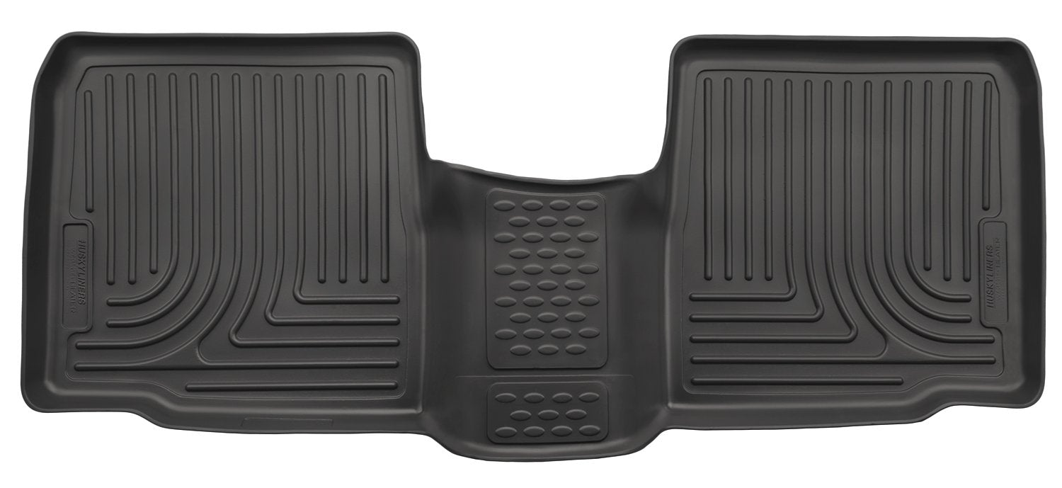 Husky Liners Weatherbeater Floor Mats | Fits 2015-2019 Ford Explorer | 2nd Row, 1-pc Black - 14761