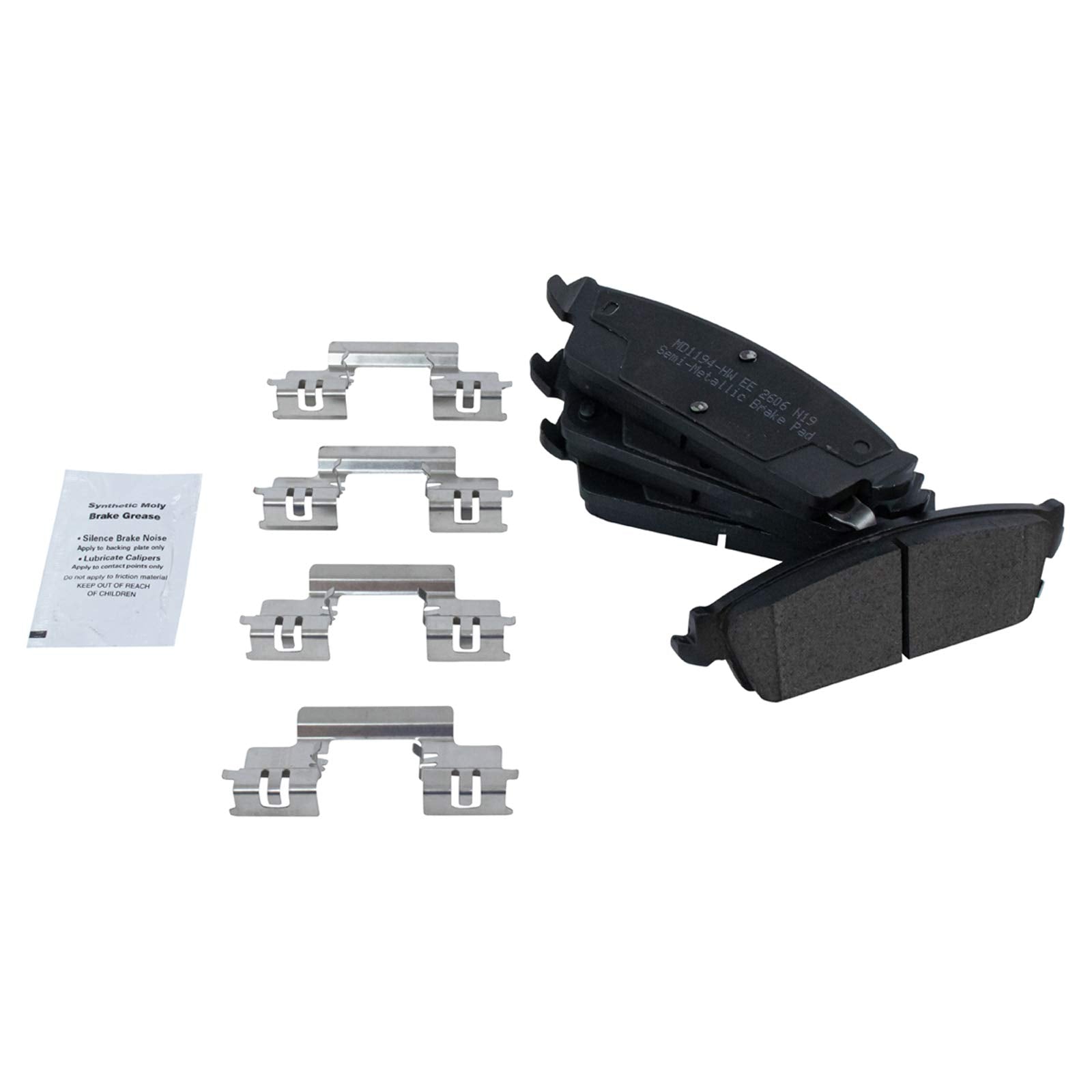 Trq Rear Premium Posi Metallic Brake Pad Rotor Kit For Chevy Gmc 1500 Tahoe