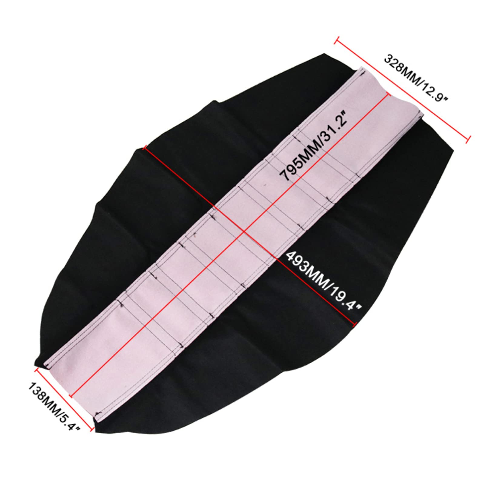 E-Riding Dirt Bike Seat Cover Universal Gripper Rubber Motorcycle Kx65 Kx85 Kx450F Kx250 Soft Pit Dirt Bikes (Green)