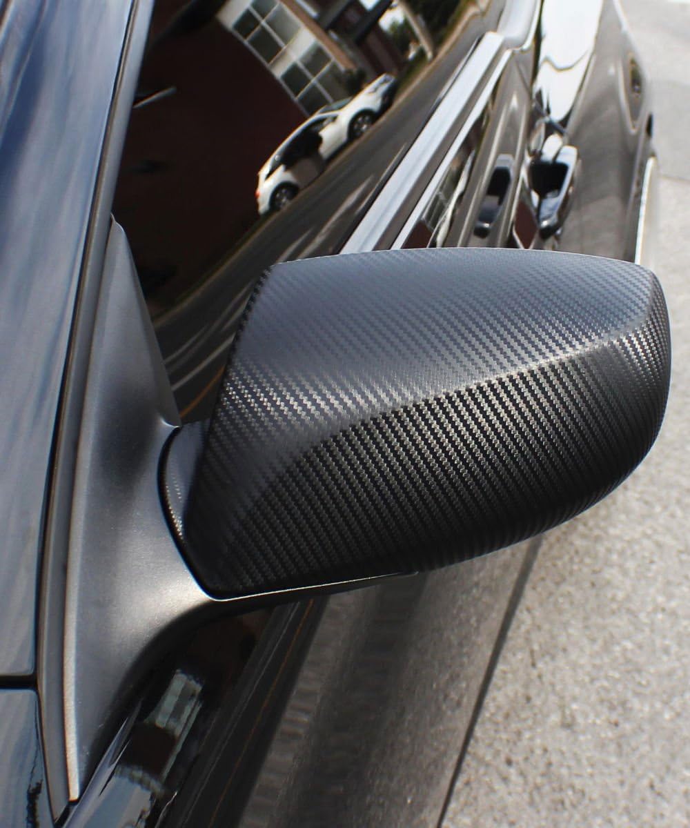 VViViD XPO Black Carbon Fiber Car Wrap Vinyl Roll, 9ft x 5ft, Air Release Technology, Durable Vinyl
