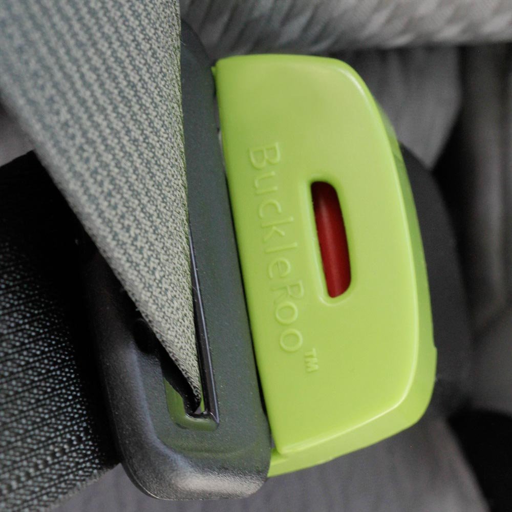 eSpecial Needs BuckleRoo™ Seatbelt Buckle Guard - Green, 1 Count for Backseat Safety