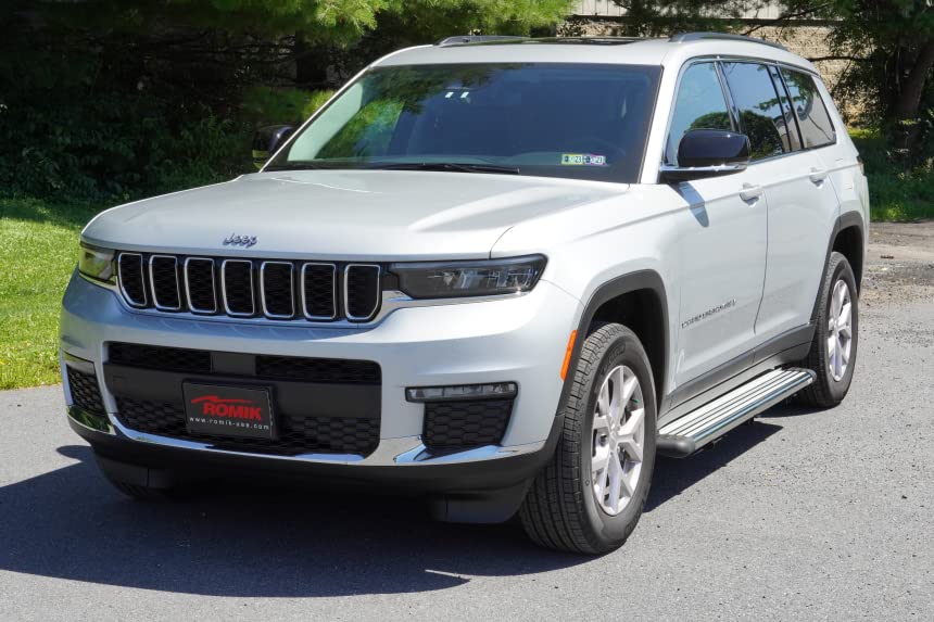 Romik® Rb2-S Running Boards Compatible With Jeep Grand Cherokee L Three-Row (7 Seater) Suv Side Steps (2021- Present)
