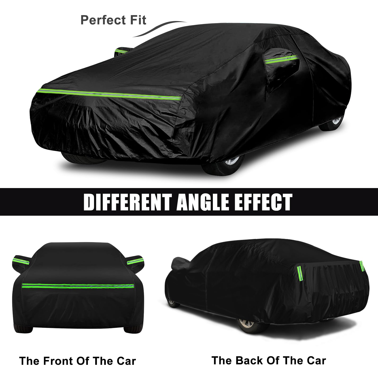 Waterproof Car Covers Replace For 1996-2022 Mercedes-Benz Slk/Slc Class, 6 Layers All Weather Car Cover With Zipper Door & Windp
