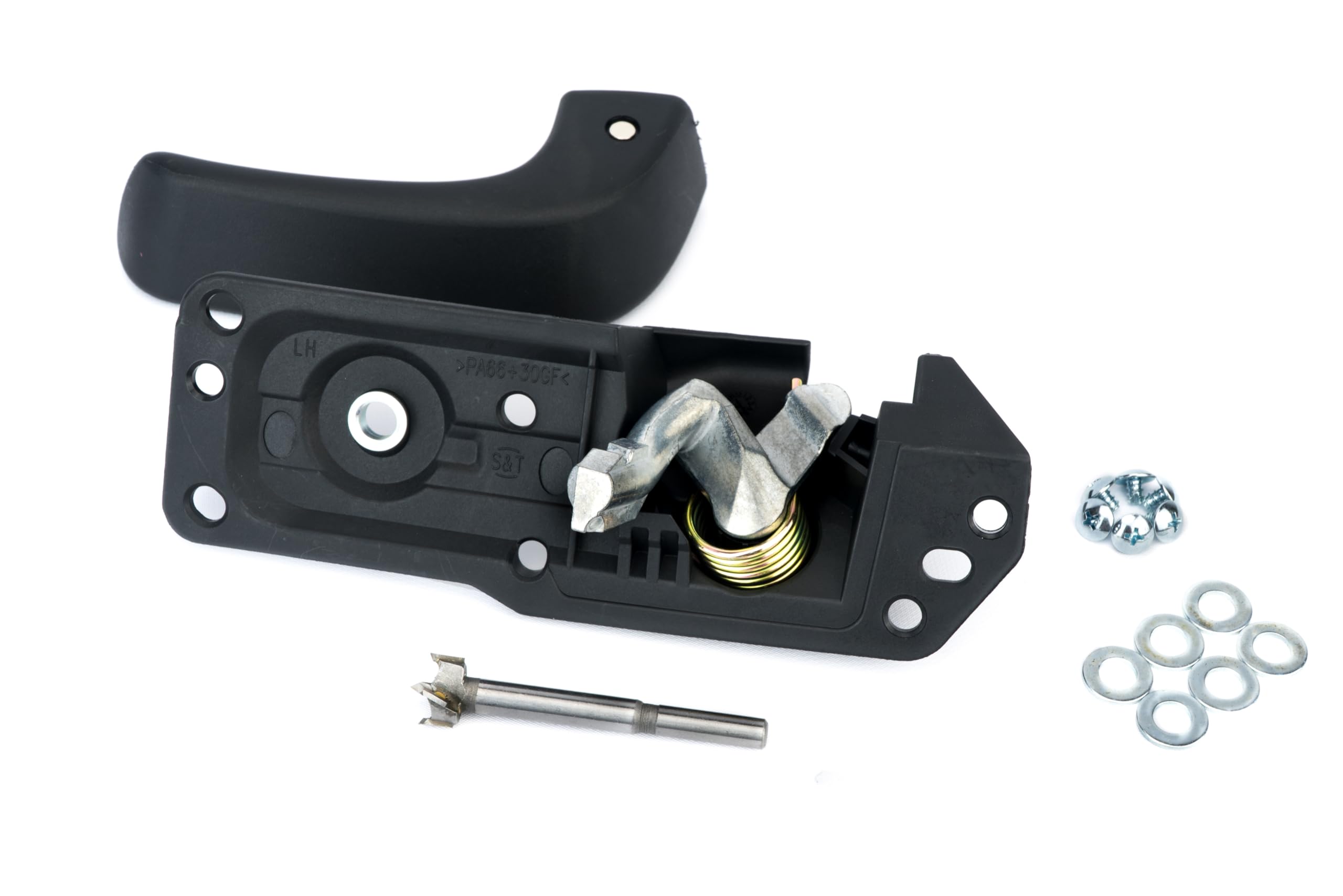 Interior Door Handle Kit, Front Driver Side - Replaces 80374, 20833606 - Compatible With Chevy, Gmc, Cadillac Vehicles - Silvera