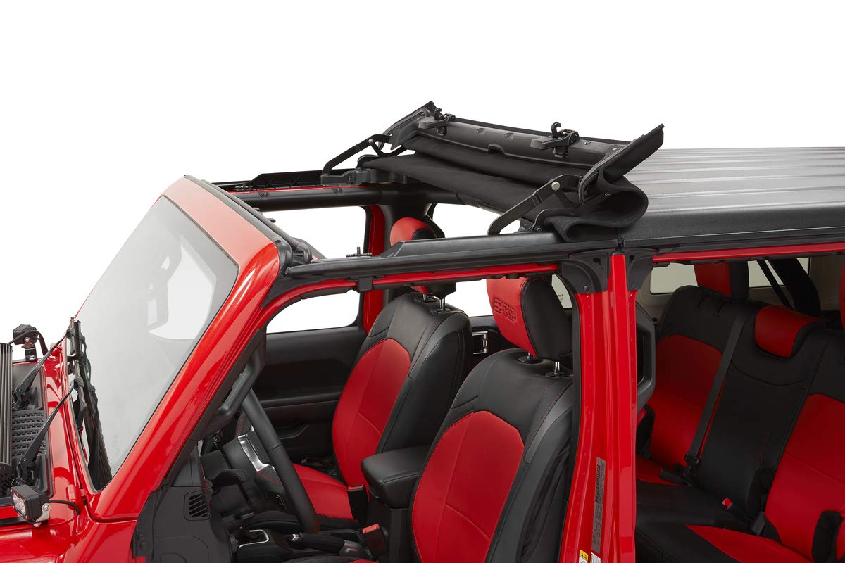 Bestop 5245435 Black Diamond Sunrider For Hardtop 2018-Current Jeep Wrangler Jl & Jeep Gladiator