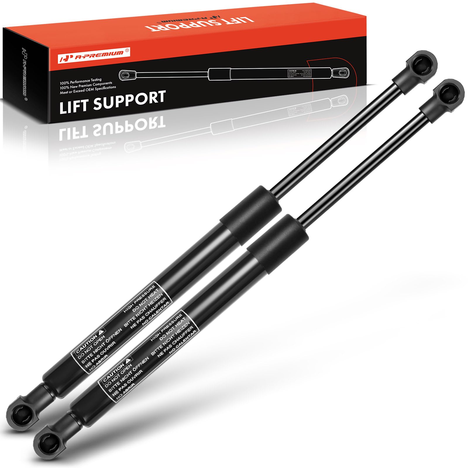 A-Premium Tailgate Lift Supports Shock Struts Compatible With Honda Hr-V 2016 2017 2018 Sport Utility 2-Pc Set