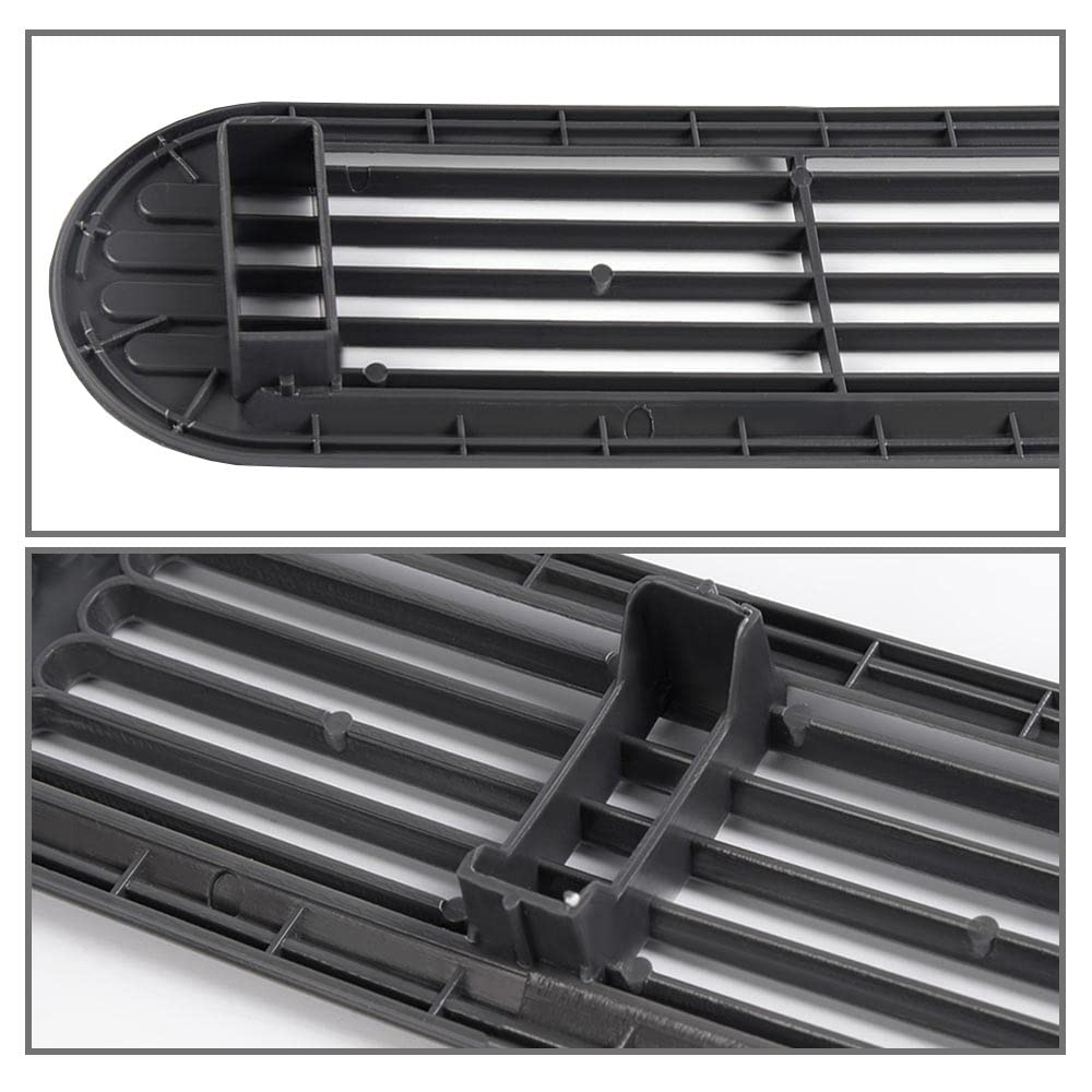 PIT66 Dash Defrost Vent Cover Panel & Speaker Grille Set for 1998-2005 Chevy S10, Black, Plastic, 3 Pcs