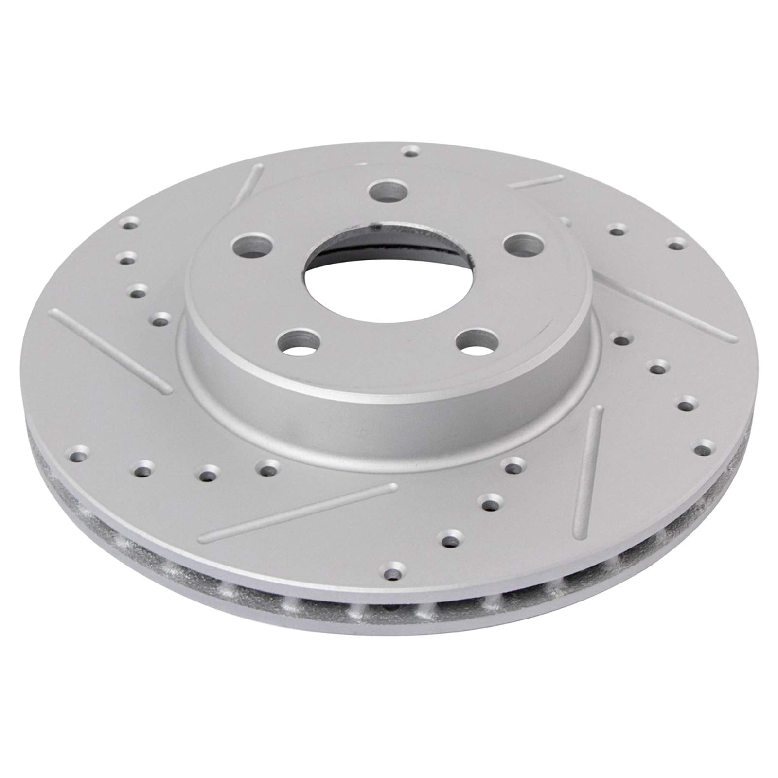 Trq Front Performance Brake Rotor Drilled Slotted Pair Set For Achieva/Beretta/Cavalier/Corsica/Cutlass Calais/Grand Am/Skylark