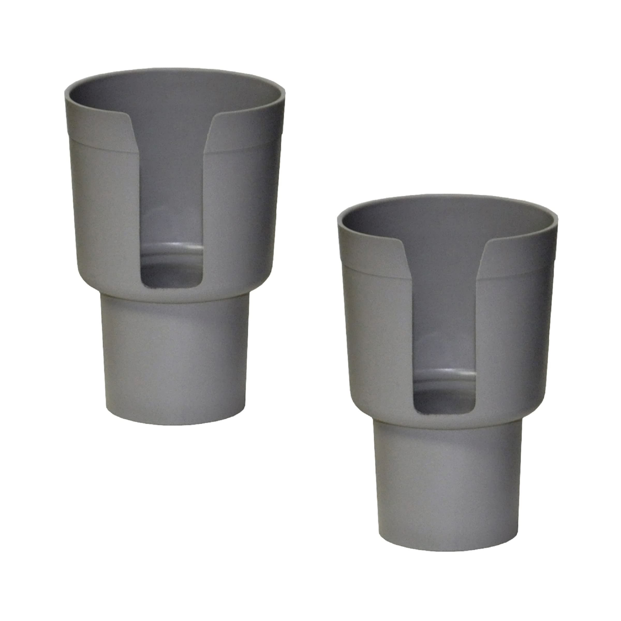 Gadjit Cup Keeper Adapter (2 Pk) expands Narrow Car Cup Holders from 2.5-3'' up to 3.25'' in Diameter to Hold Mugs, Convenience 