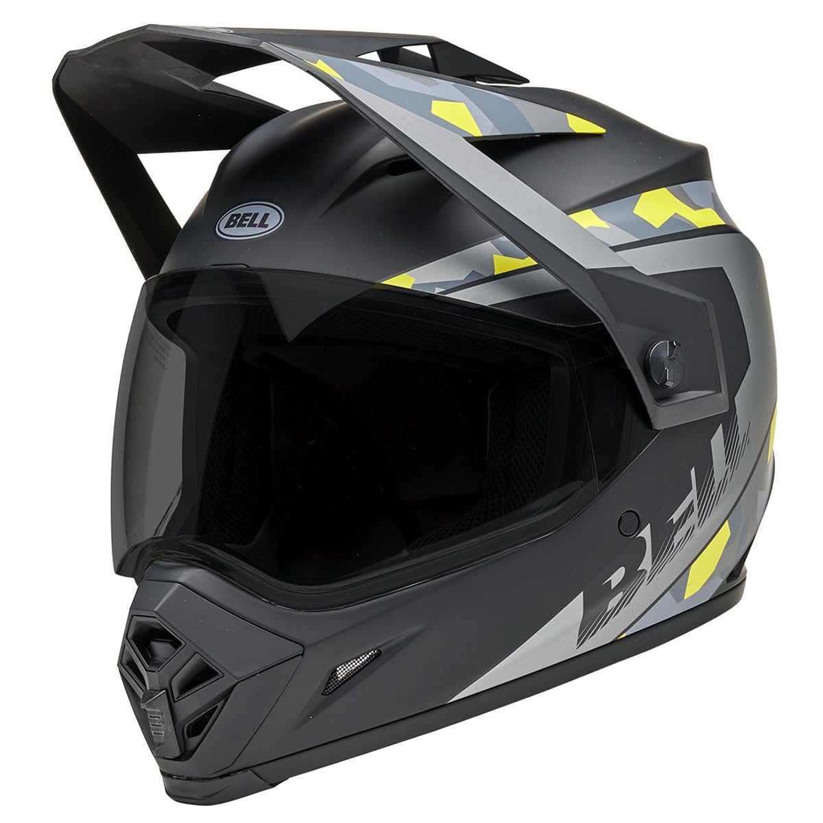 Bell Mx-9 Adventure Mips Dirt Helmet (Matte Mesa Black/Yellow Camo - Small)