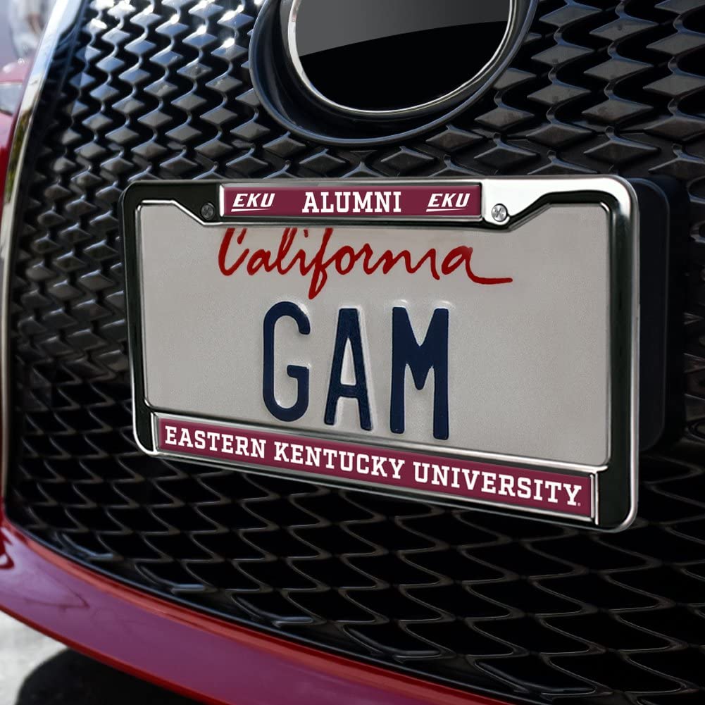 GRAPHICS & MORE Eastern Kentucky University Metal License Plate Frame - Full Size, One Size, Standard Design