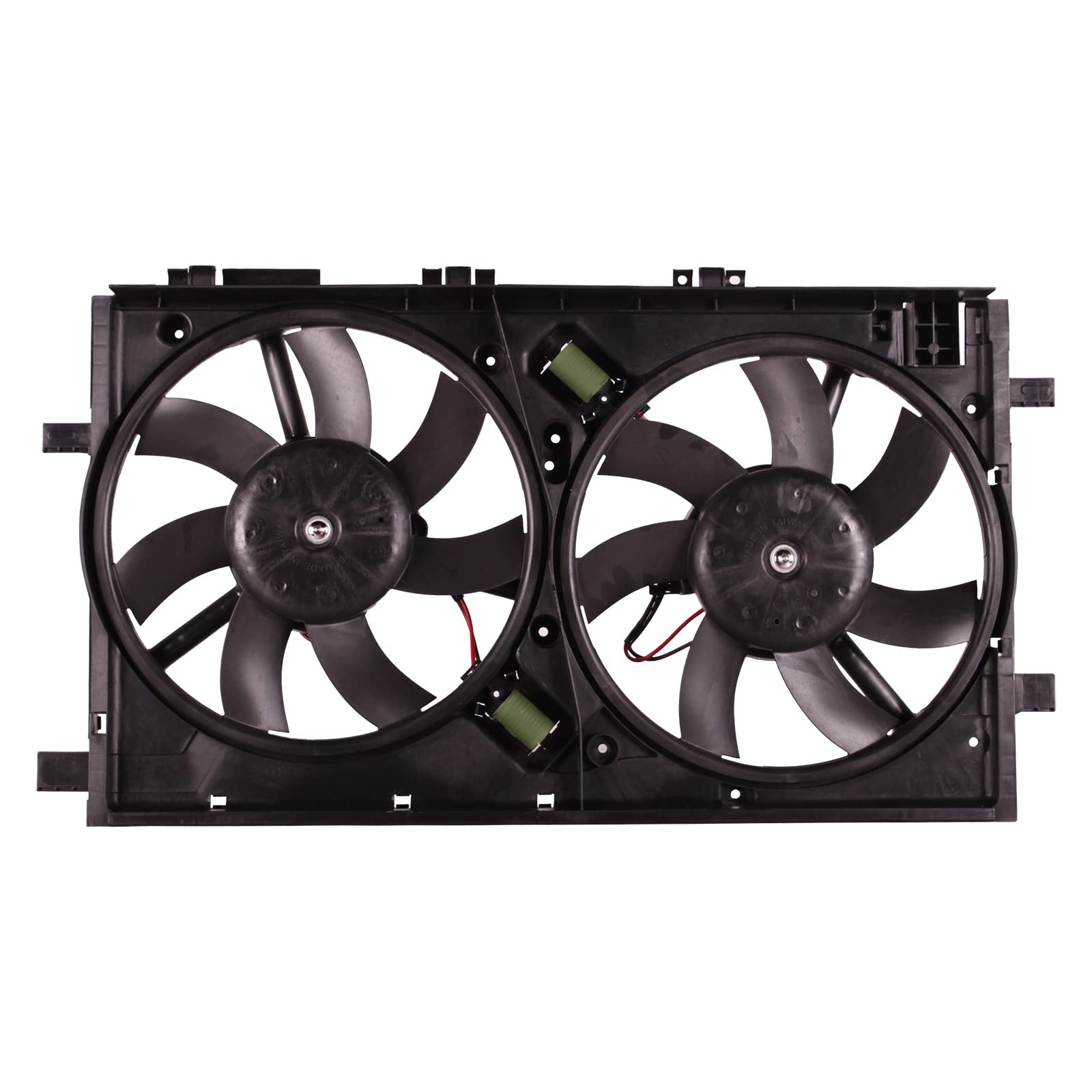 TYG OE Replacement(CAPA Quality) Cooling Fan Extra Silent for 2011-2012 Buick Regal 2.0L, 2010-2011 Saab 9-5 2.0/2.8L | 13241734