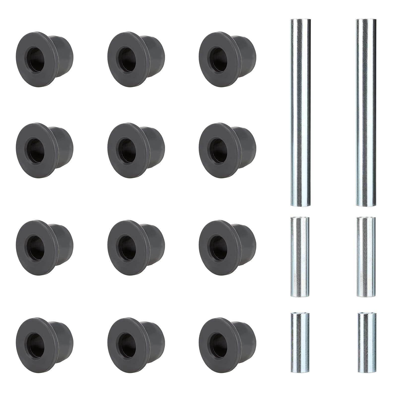 10L0L Front Lower Spring A-Arm Bushing Sleeves Kit for Club Car Precedent 2004-up Golf Cart, Replace OEM 1029562-01 1022874011 1