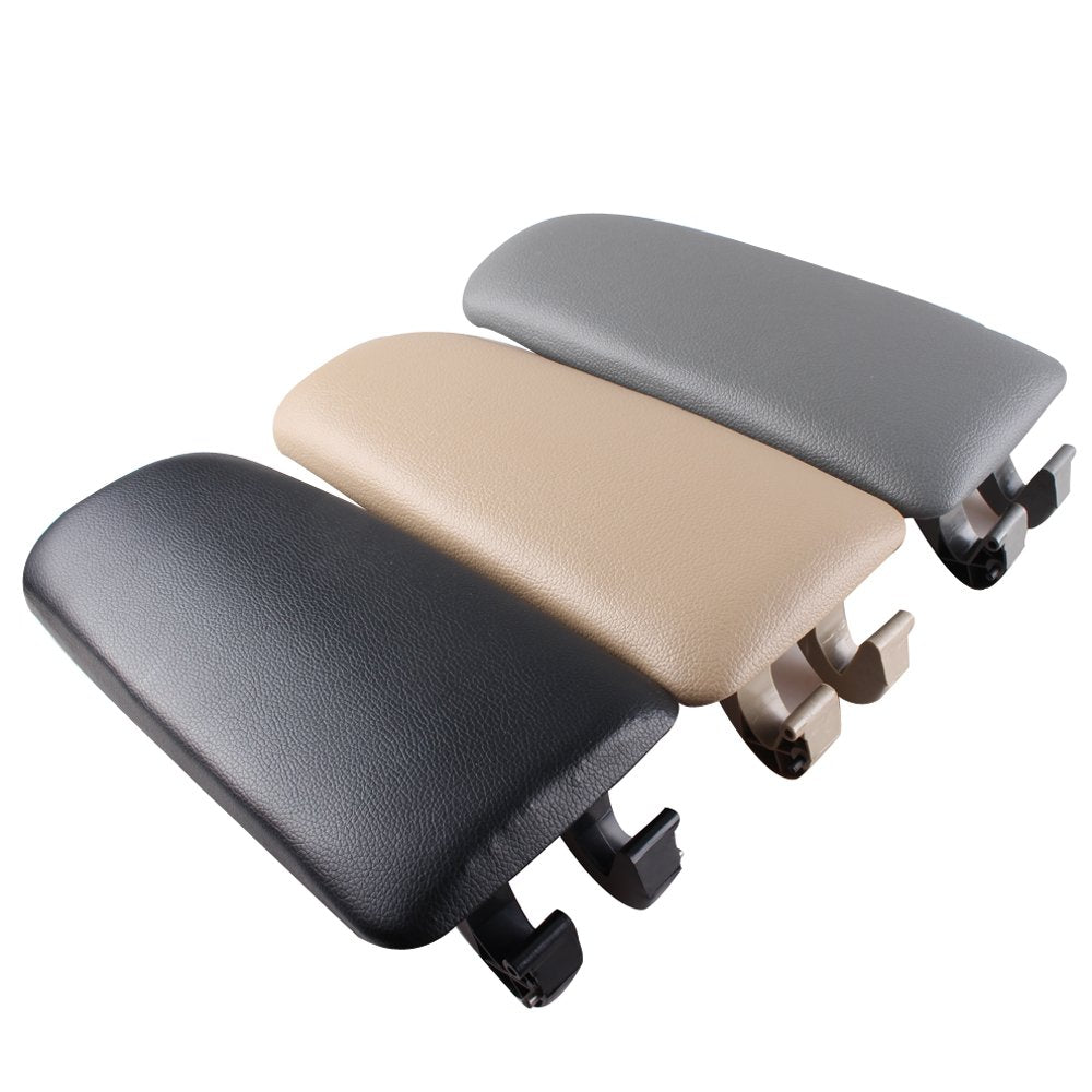 Car Center Console Armrest Cover Lid Compitable For A4 B6 B7 2002-2007 Black
