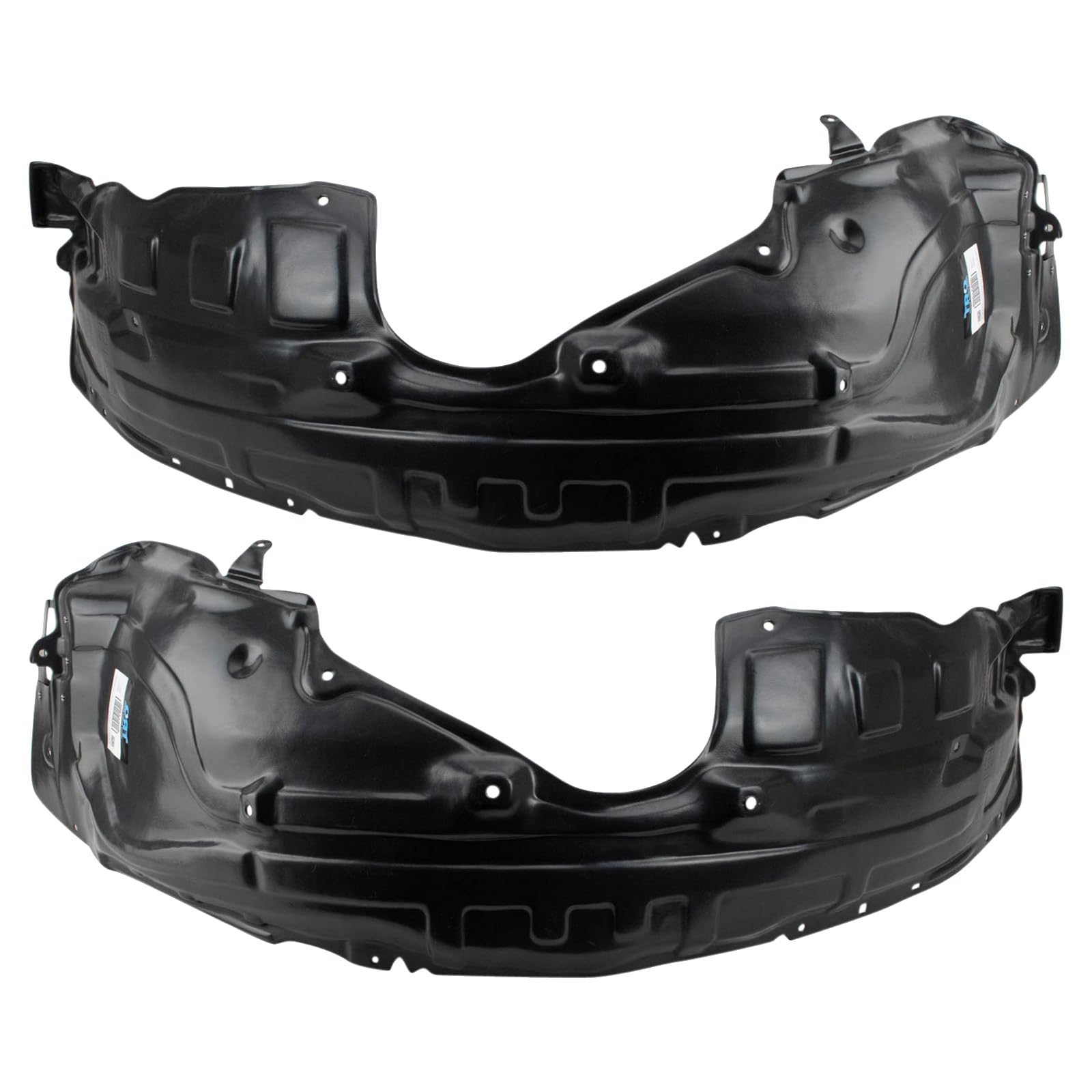 Trq Front Inner Fender Liner Set Compatible With 2010-2015 Mazda Cx-9 Ma1248141 Ma1248144 Ma1249141 Ma1249144