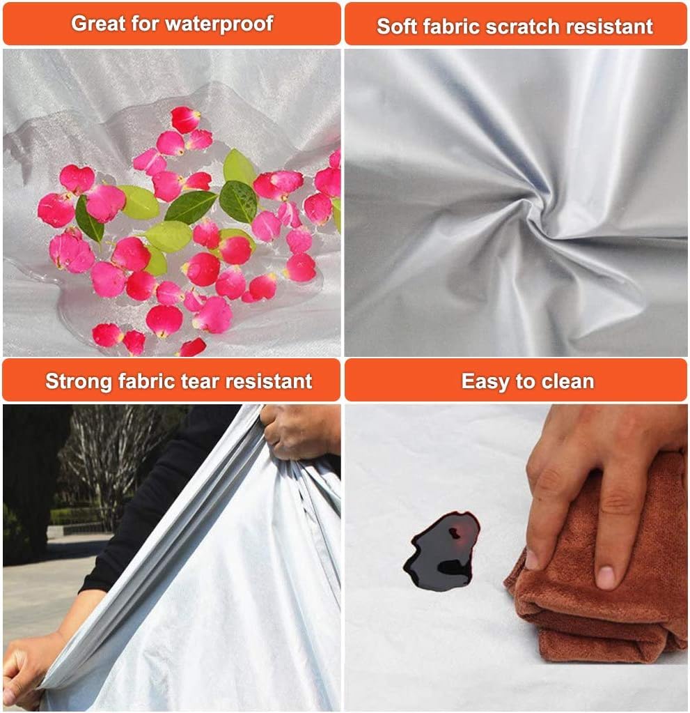 Kayme Suv Car Cover Waterproof All Weather With Lock And Zipper, Outdoor Sun Uv Rain Protection, Fit Audi Q3, Bmw X1, Honda Hrv,
