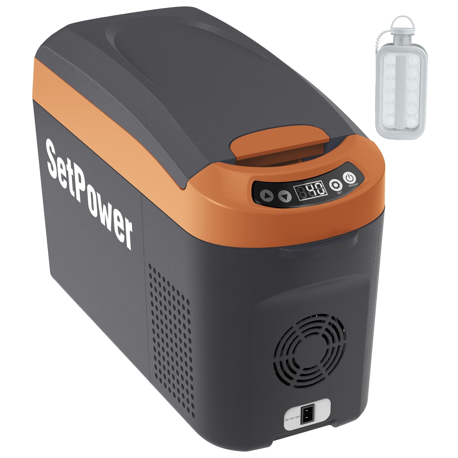 Setpower AB15 12 Volt Refrigerator,16 Quart(15L) Electric Cooler,Portable Refrigerator Car Fridge,12v Cooler for Camping, Travel