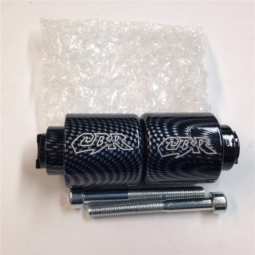 Xkmt-Carbon Cbr Logo Bar Ends Compatible With Super Blackbird Cbr1100Xx Cbr 1000 Rr 2004-2008 Cbr 600Rr 2003-2013 Cbr 600 F1/F2/