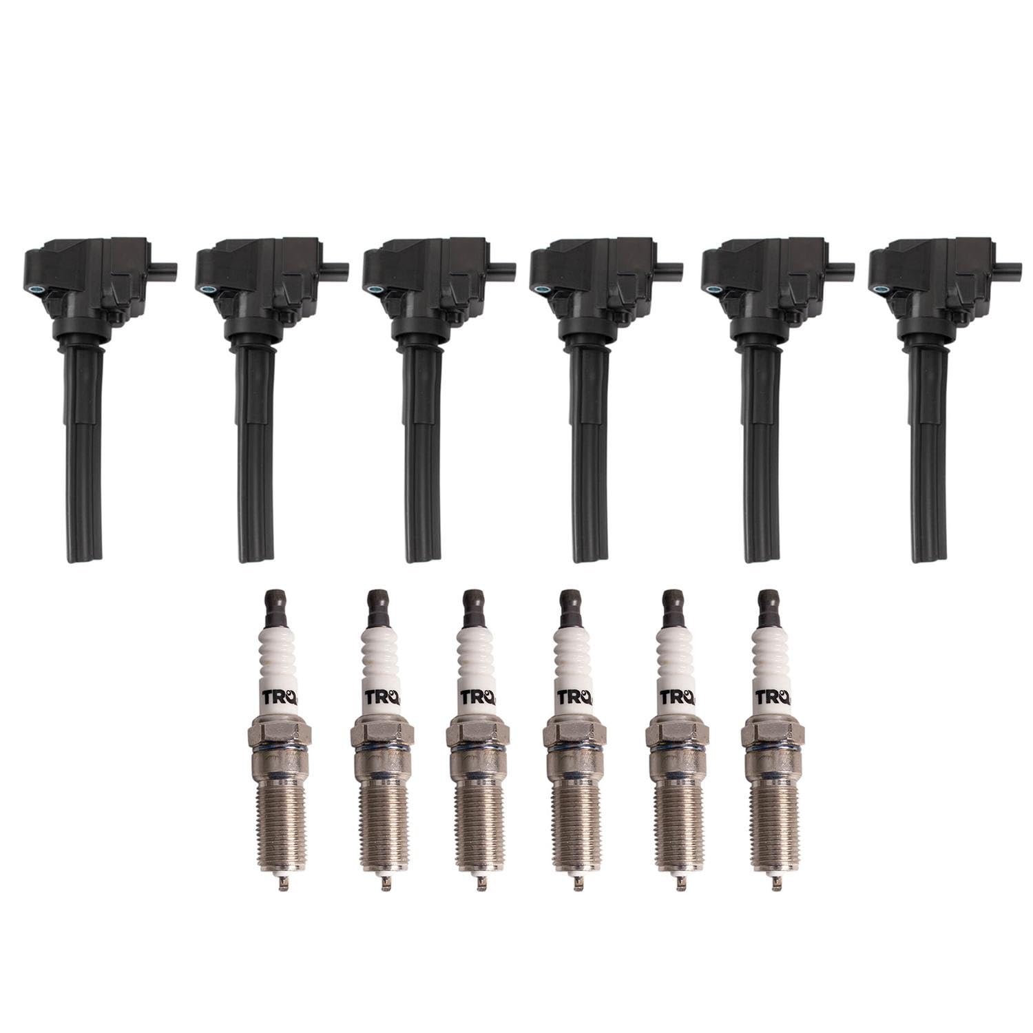Trq Ignition Kit Ignition Coil Spark Plugs Compatible With 2009-2013 Suzuki Grand Vitara 2010-2013 Kizashi Sx4
