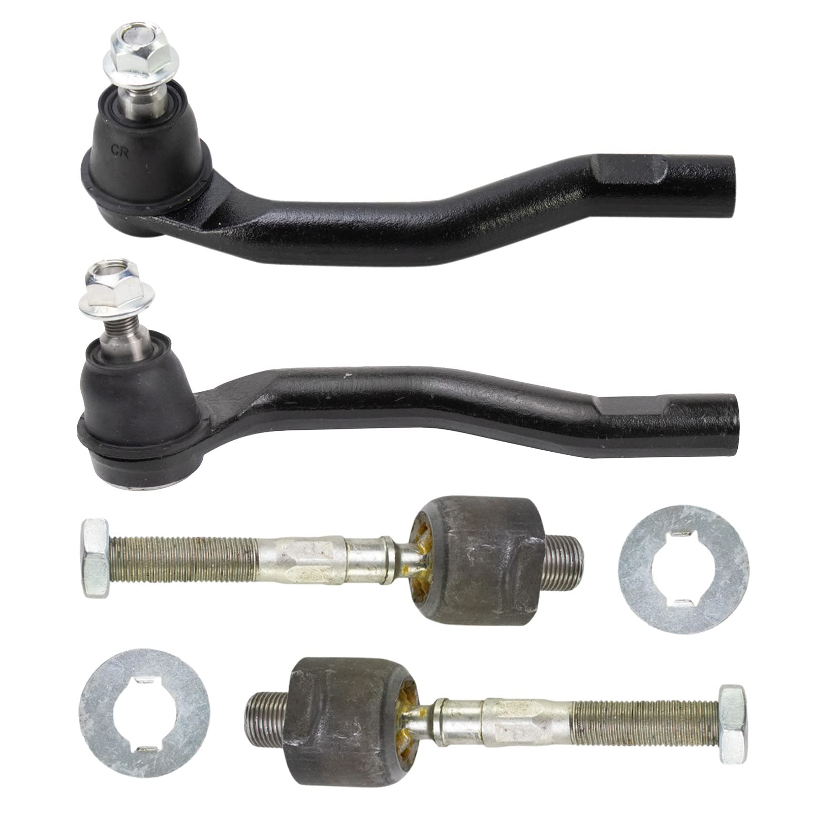 Trq Front Tie Rod Set Compatible With 2009-2014 Acura Tl