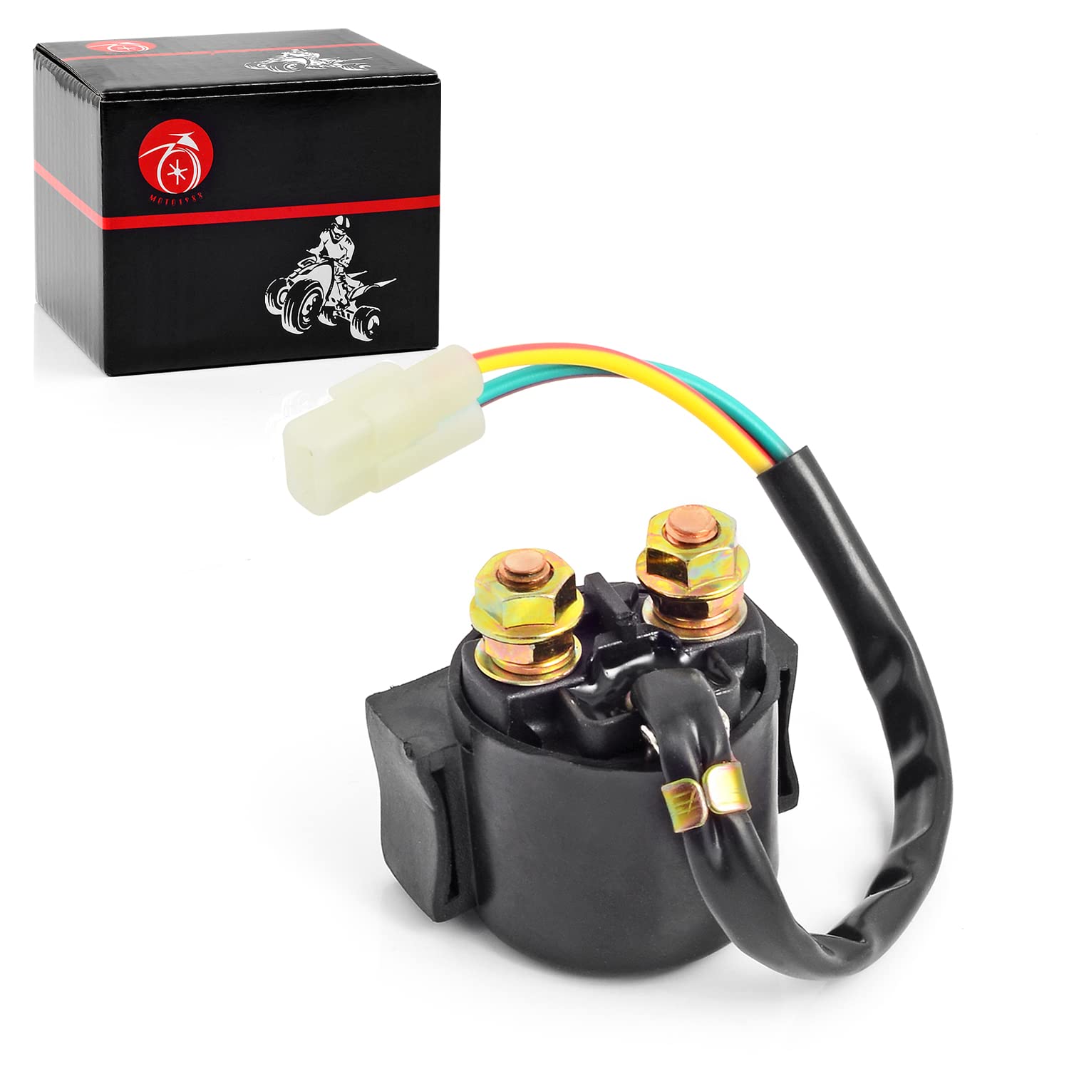 MOTO1988 Solenoid Starter Relay for Honda 450ES 450S 350ES 350S Rancher Foreman 350 420 400 450 500 Rincon 680