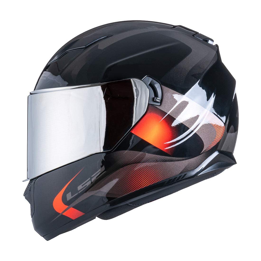 LS2 Assault/Rapid/Stream Pinlock Ready Outer Shield - Silver Iridium, Polycarbonate, 1 Count