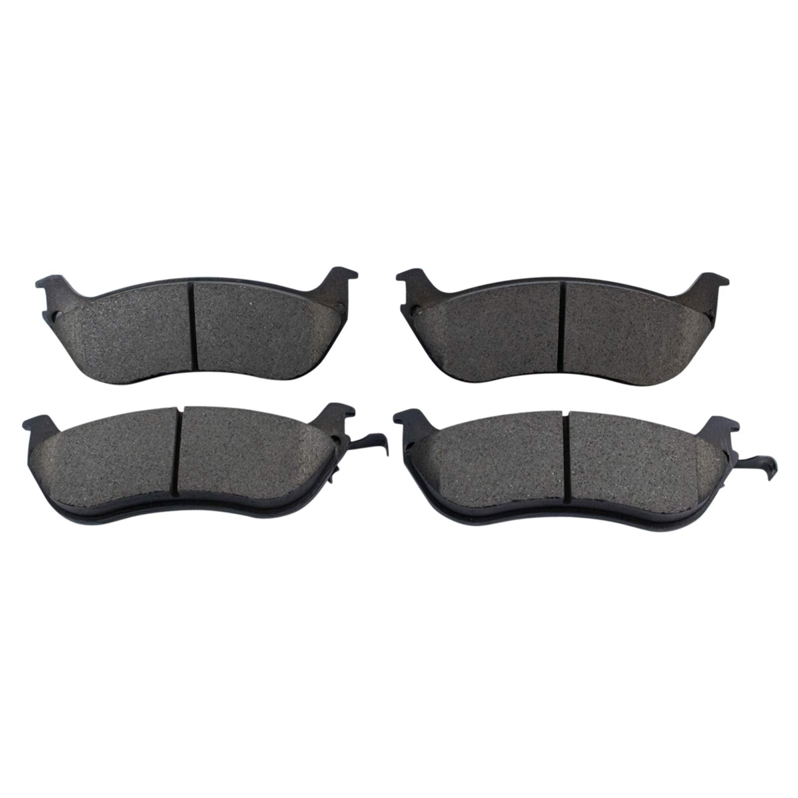 TRQ Rear Brake Pads Ceramic Compatible with 1996-2002 Ford Crown Victoria Lincoln Town Car Mercury Grand Marquis