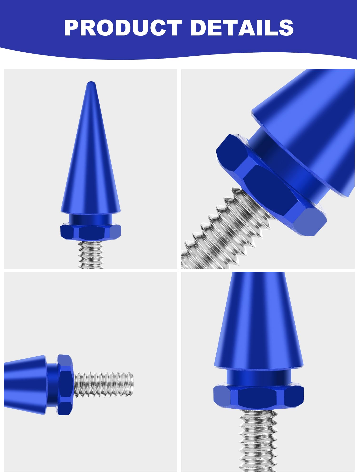 AILMOTO Windshield Bolts Blue, Fairing Screws Compatible for Compatible for Harley Davidson 1996-2013 Street Glide, Electra Glid