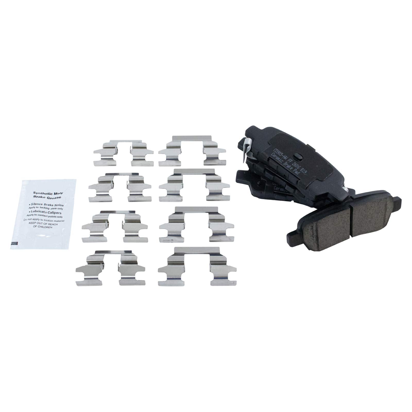 Trq Front And Rear Brake Pad & Rotor Kit Brake Pads Brake Rotor Ceramic Compatible With 2013-2021 Nissan Altima