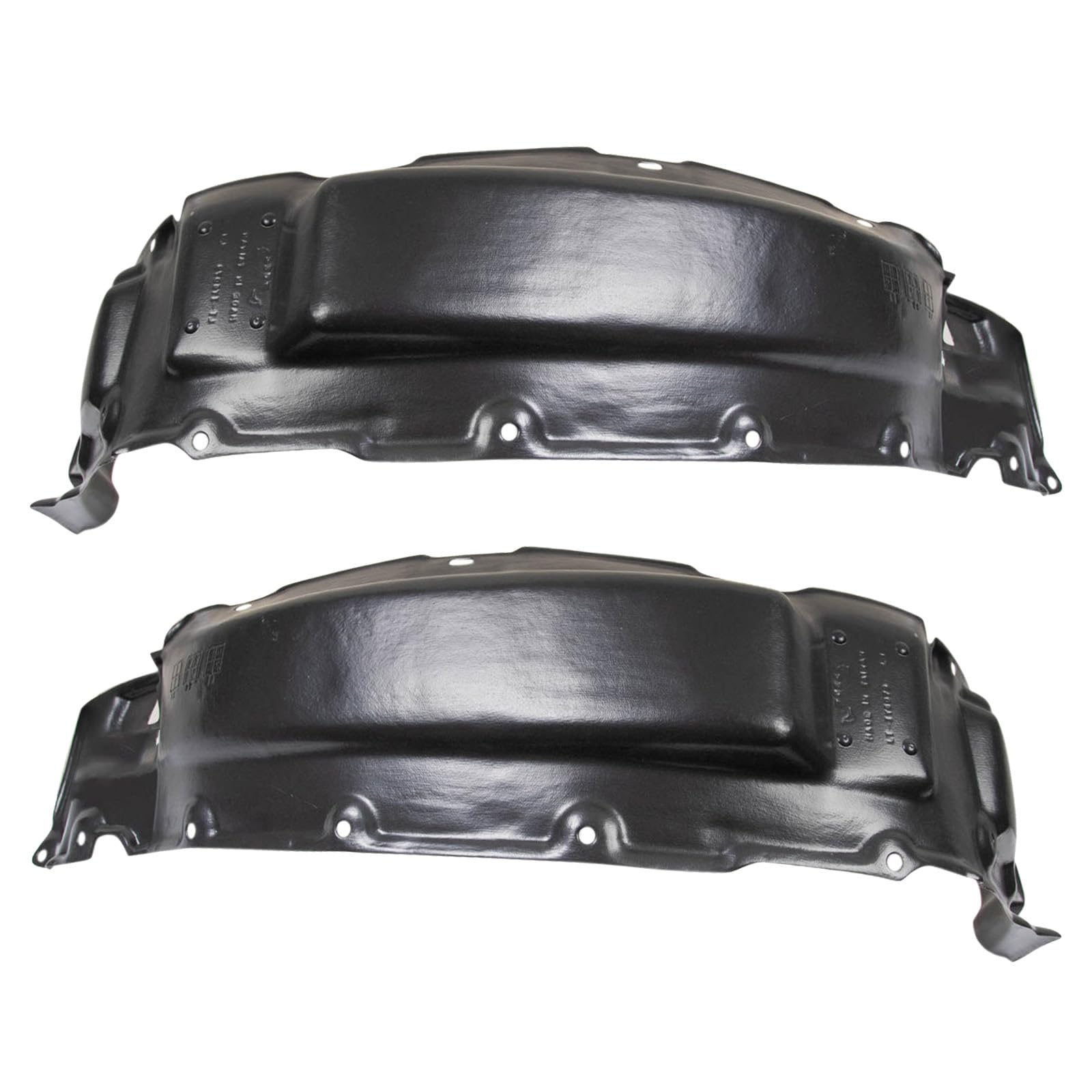Trq Inner Fender Liner Set Compatible With 1998-2007 Toyota Land Cruiser To1248114 To1249114