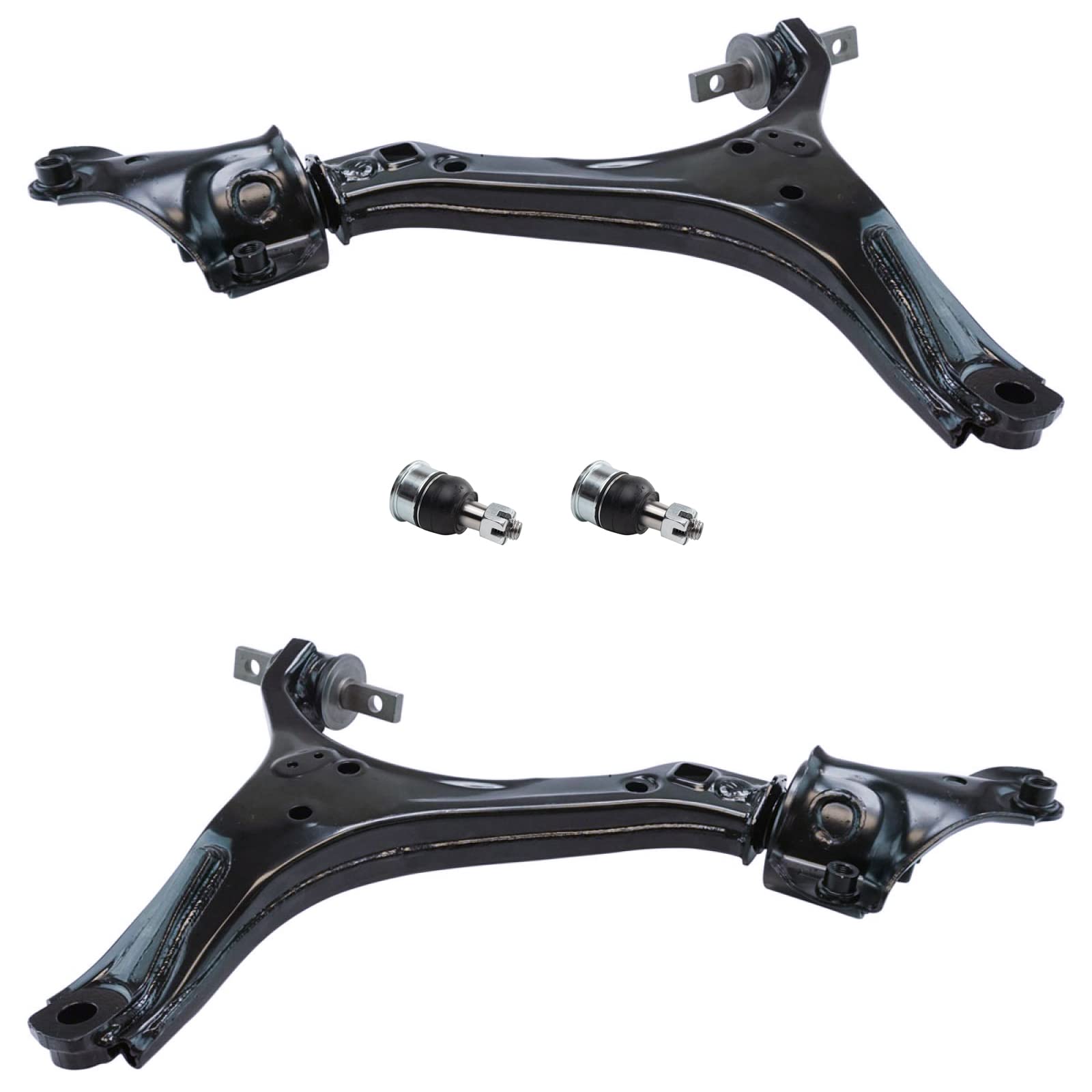 TRQ Front Lower Control Arm with Ball Joint Set Compatible with 2013-2017 Honda Accord