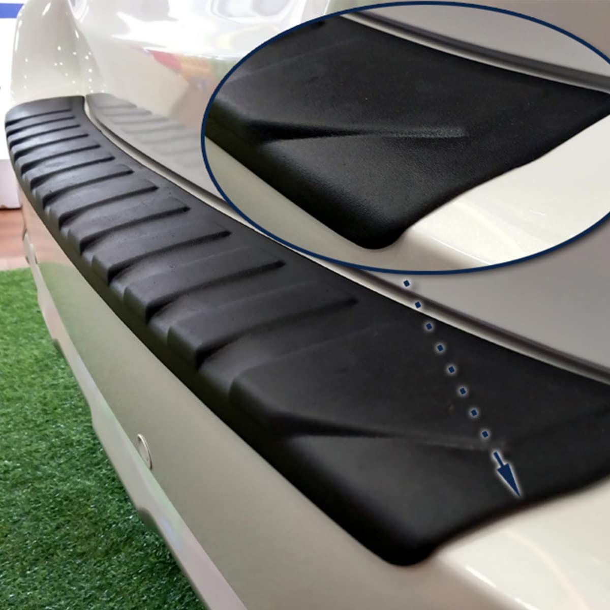 Tybock Rear Bumper Protector Guard Accessory Trim Cover Scratch Resistant Trunk Door Entry Guards Compatible With Subaru Outback