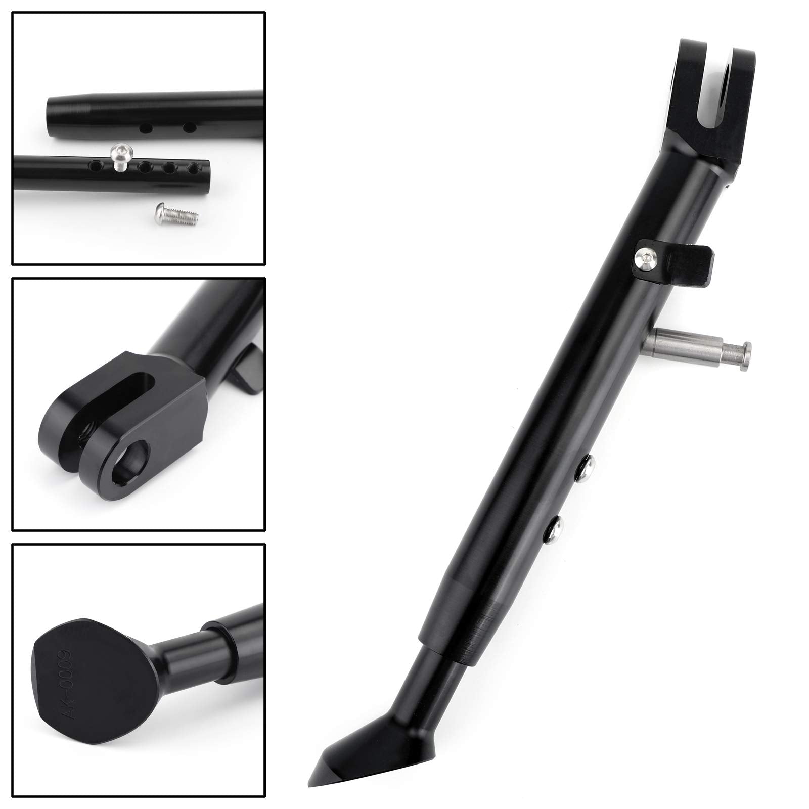 Bruce & Shark Adjustable CNC Aluminum Kickstand for Suzuki GSXR600 2001-2010, for Suzuki GSXR750 2000-2010, for Suzuki GSXR1000