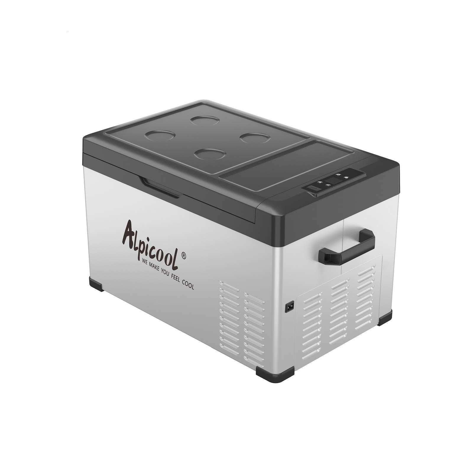 Alpicool C30 Portable Car Freezer, 12 Volt Refrigerator, 32 Quart(30 Liter) Fast Cooling 12V Car Fridge, Car Cooler For Rv, Truck, Camping, Outdoor -12/24V Dc And 100-240V Ac