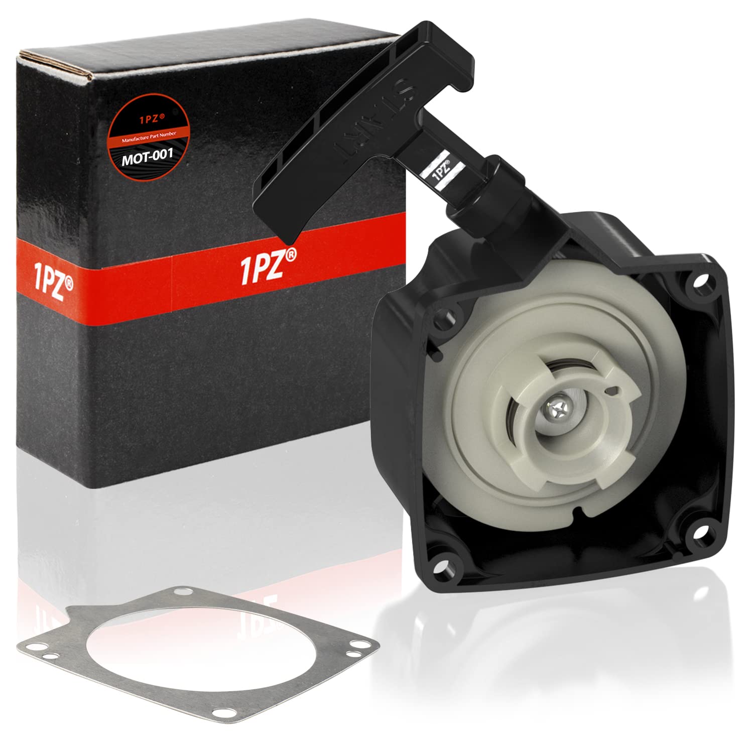 1Pz Mot-P01 Recoil Pull Start Starter With Spacer Replacement For Motovox Mvs10 43Cc 47Cc 49Cc 2Hp Stand-Up Gas Scooter Pocket Dirt Bike Chopper Atv