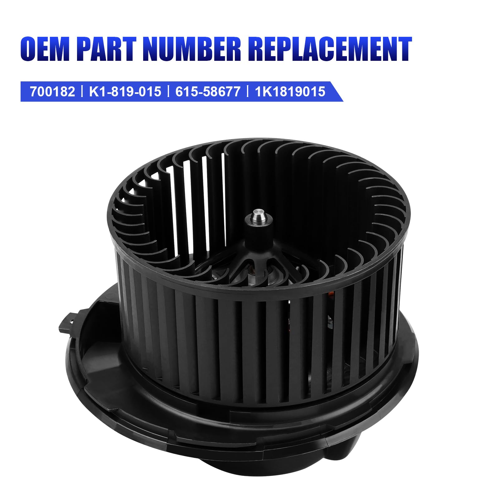 LCWRGS HVAC Heater Blower Motor Fan for 2005-2014 VW Jetta, Tiguan, Passat, Rabbit, CC, Eos, GTI, Golf - Model 156
