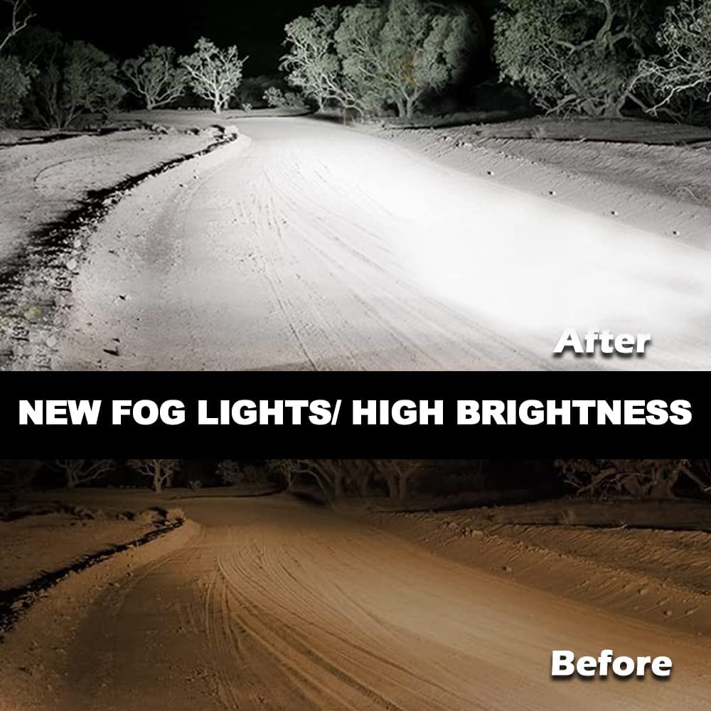 Grand Orange Front Fog Light Compatible With 2010-2011 Dodge Grand Caravan Nitro /2010-2013 Chrysler Town & Country /2010-2012 D