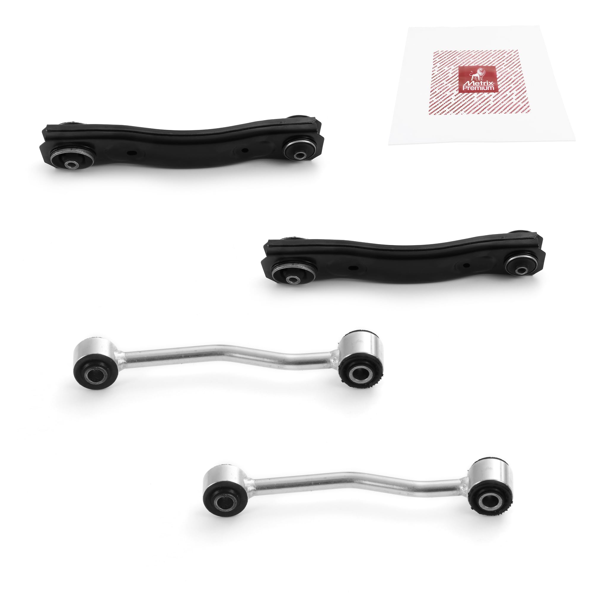 Metrix Premium Chassis Parts - 4 Pc Front L/R Lower Control Arm & Front L/R Sway Bar Stabilizer End Link Kit Fits 1999-2004 Jeep