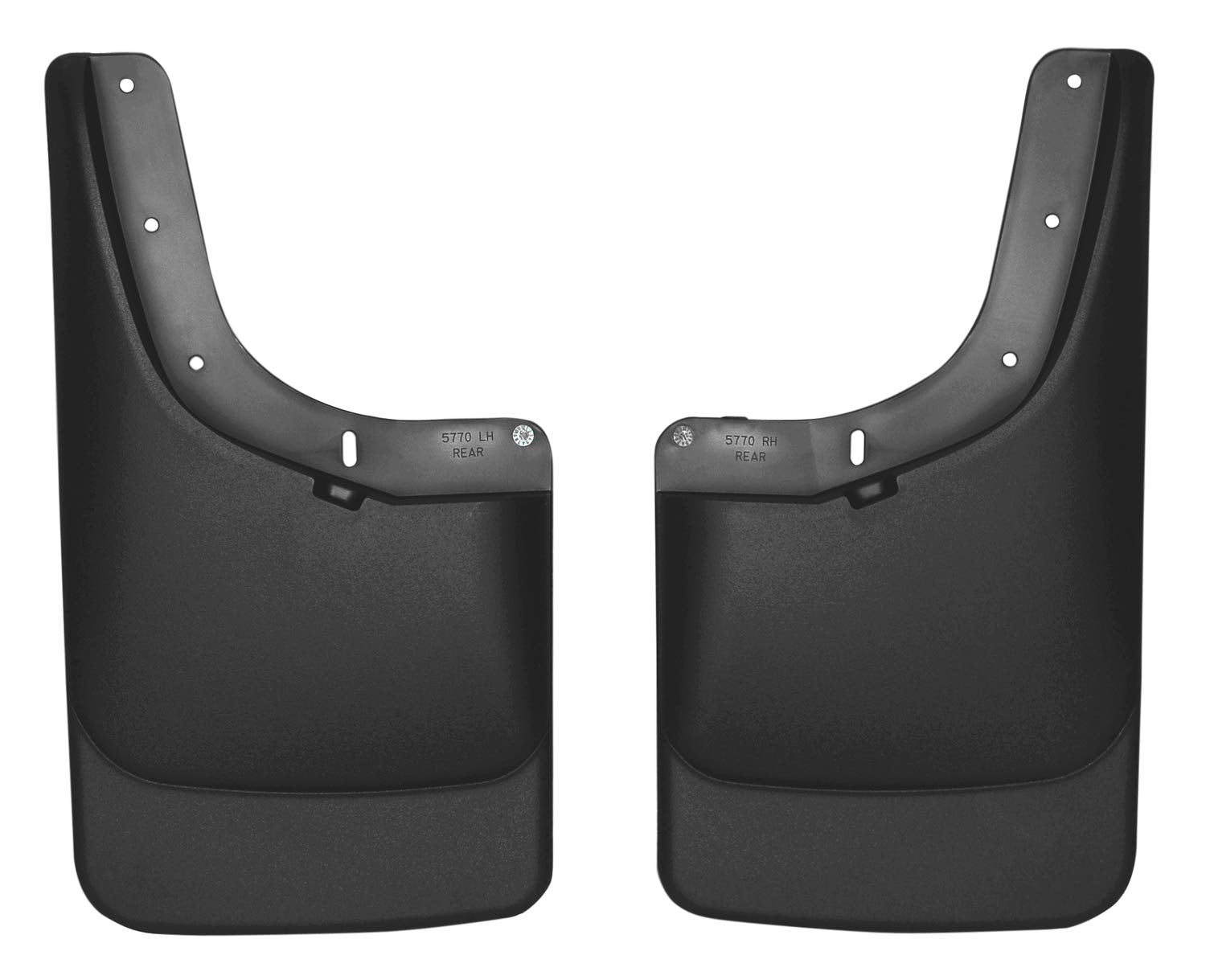 Husky Liners - Rear Mud Guards | 2004 - 2012 Chevrolet Colorado/Gmc Canyon W/O Flares, Rear Set - Black, 2 Pc. | 57701