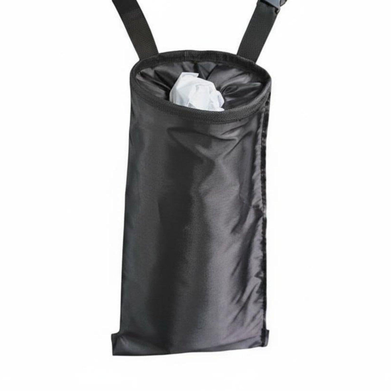 SNAPPSY Hanging Car Trash Bag SoftSided Foldable Car Trash Pouch Polyester Vehicle Storage 210D Regular Strap