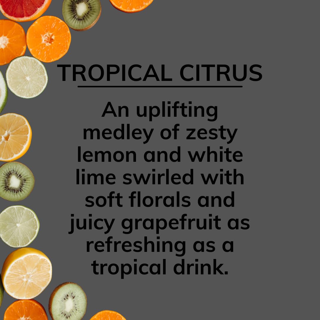 Citrus Magic On The Go Odor Eliminating Air Freshener Spray For Auto, Tropical Citrus, 8-Ounce, Pack Of 2