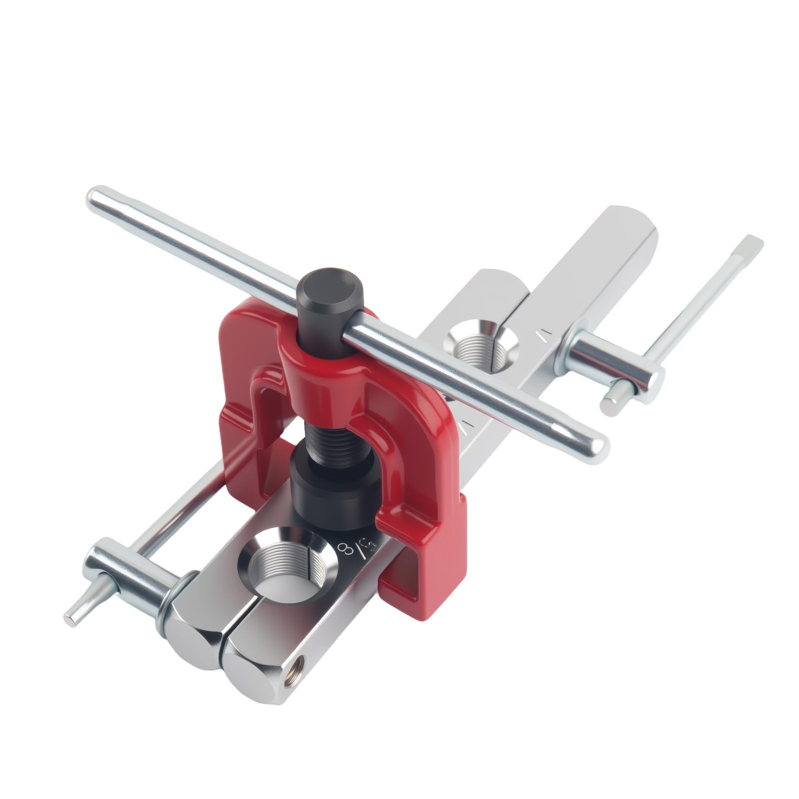 YGDMD 45 Single Flaring Tool HVAC,Non-Slip Copper Flaring Tool with 6 Dies 3/16 to 5/8,Practical Flarings Tools for Copper Tubin