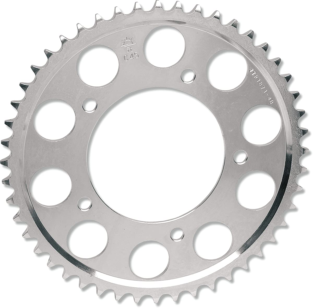 Jt Sprockets Jtr251.50Sc 50 Tooth Steel Self Cleaning Rear Sprocket, 1