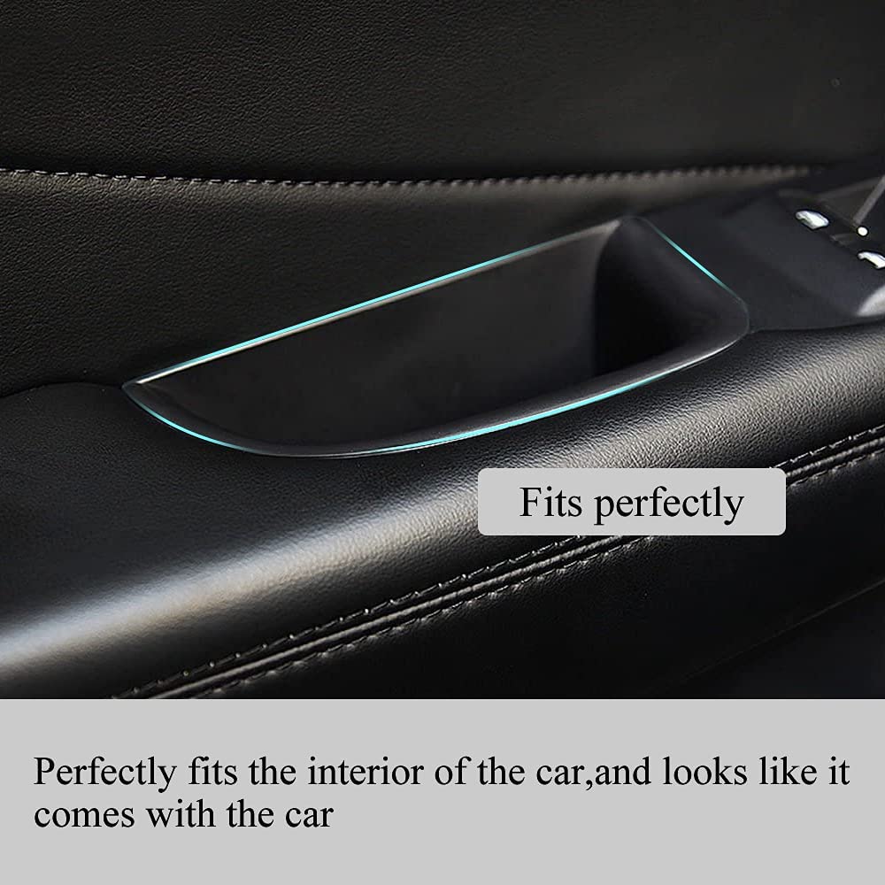 Vesul Front Row Door Organizer Tray Compatible With Lincoln Mkc 2015-2019 Armrest Storage Box Phone Container Door Grab Handle T