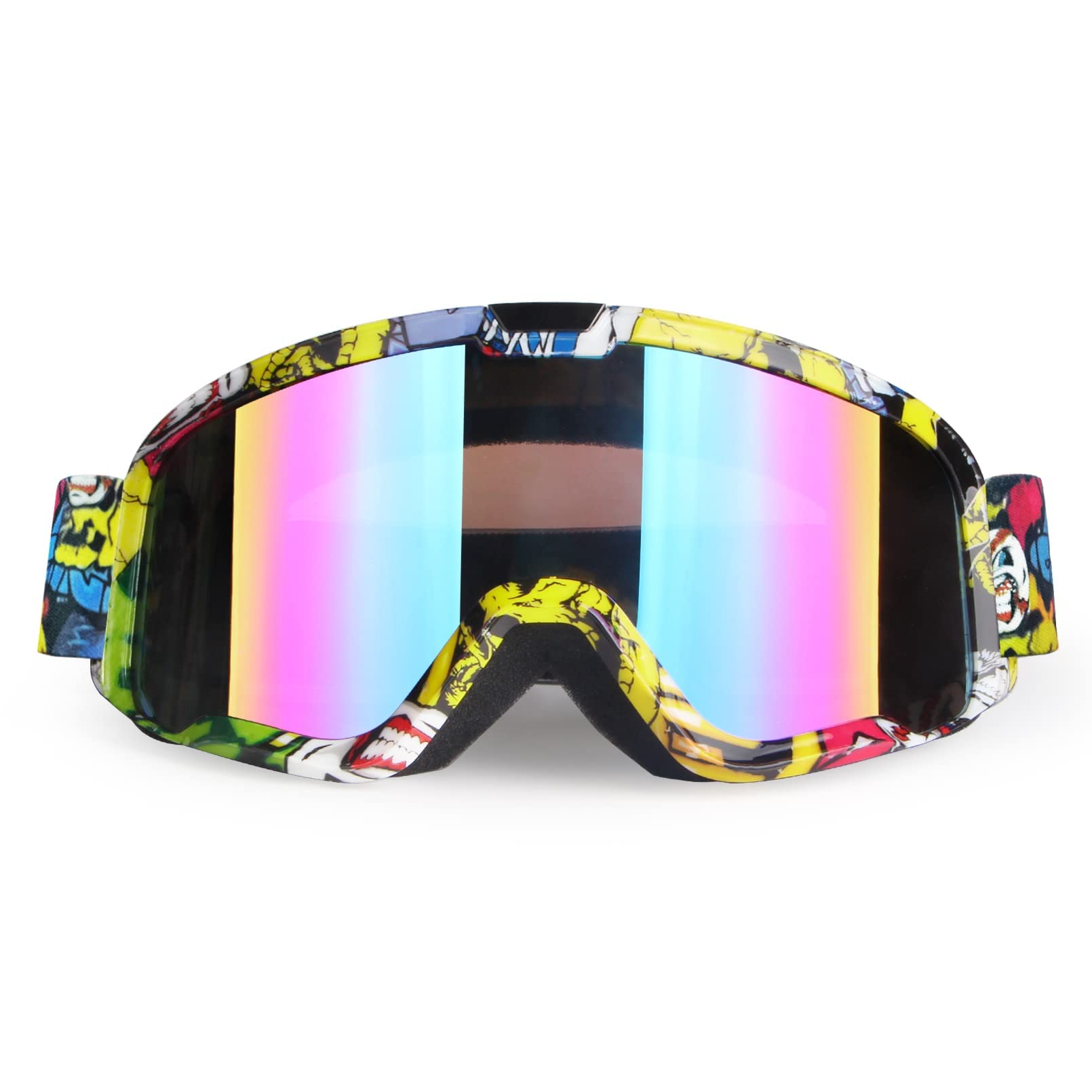 LMAVAG Dirt Bike Goggles Youth ATV Goggles Motorcycle Goggles for Men Women Adult Youth Kids Motocorss Riding Racing Goggles MX 