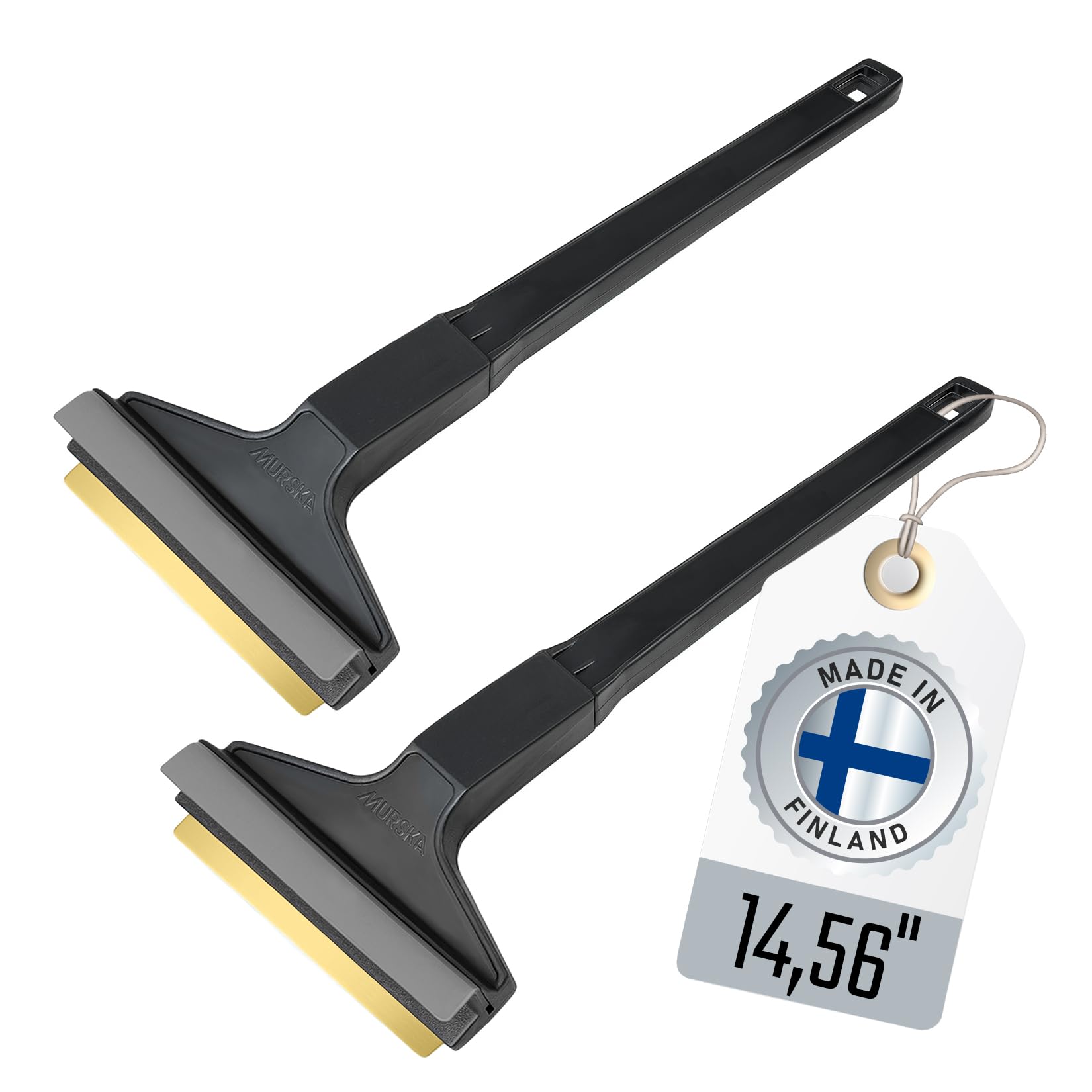 Car Ice Scraper Long Handle Ice Scraper Brass Blade 2 Pack 14,5 Inch Ice Scraper For Car Snow Scraper Ice Scrapers For Car Winds