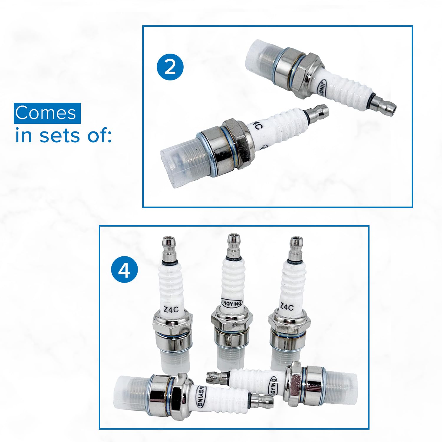 Alveytech Z4C Spark Plug For 80Cc 2-Stroke Bicycle Engine Kits